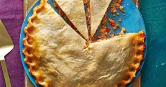 Savory Tuna Pie with Peppers and Flaky Pastry