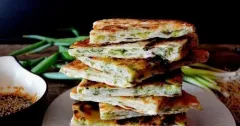 Crispy 9-Layer Chinese Scallion Pancakes