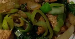 Chicken Stir-Fry with Purple Sprouting Broccoli