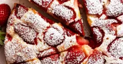 Easy Homemade Strawberry Yogurt Cake