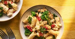 Creamy Sausage, Broccoli and Chilli Pasta