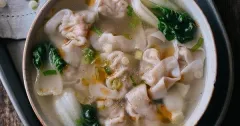 San Xian Wontons with Shrimp, Pork, and Chicken