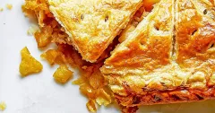 Toffee Apple Puff Pastry Turnover Pie