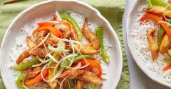 Crispy Shredded Chicken with Sweet Chili Peppers