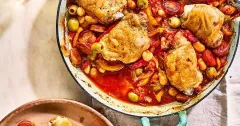 One-Pan Spanish Chicken with Chorizo and Butter Beans