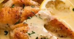 Creamy Lemon Chicken Breast with Parmesan