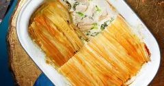 Smoked Haddock and Spinach Filo Pie