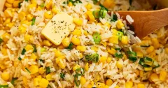 One-Pot Garlic Butter Corn Rice