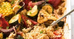 Oven-Baked Vegetable Rice Casserole