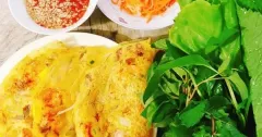 Bánh Xèo Tôm Thịt Nấm Trứng Giòn Rụm Chuẩn Vị