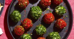 Vegan Garlic and Herb Cashew Cheese Balls