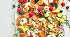 Savory and Sweet Breakfast Pancake Platter