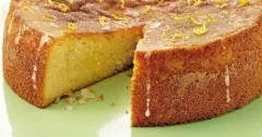 Gluten-Free Lemon Drizzle Cake with Mashed Potato