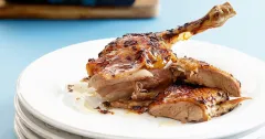 Honey-Glazed Slow-Roasted Duck with Cumin