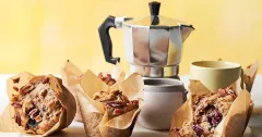 Healthy Blackberry and Banana Breakfast Muffins