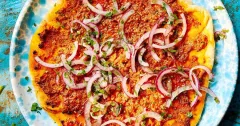 Easy Spiced Lamb Flatbreads with Fresh Parsley Salad