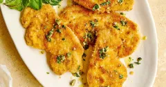Crispy Pork Schnitzel with Lemon Caper Butter