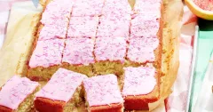 Raspberry and Toasted Coconut Sponge Cake