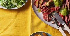 Bavette Steak with Blue Cheese, Beef Dripping Wedges & Ranch Salad