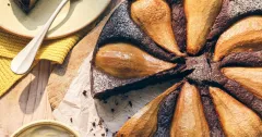 Gluten-Free Chocolate and Pear Pudding Cake