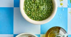 Classic Homemade Basil Pesto Sauce