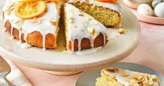 Zesty Citrus Almond Yogurt Cake