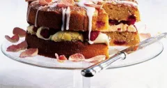Royal Raspberry and Almond Jubilee Cake