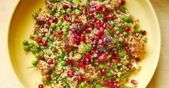 Crispy Lamb and Pea Tabbouleh Salad