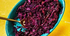 Sautéed Red Cabbage with Cranberry and Orange
