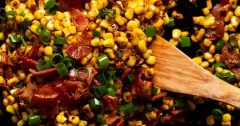 Japanese-Style Miso Butter Corn with Crispy Bacon