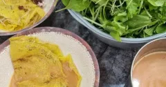 Bánh Xèo Phan Rang Giòn Rụm, Không Dầu Mỡ Với Mắm Đậu Phộng