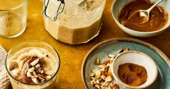 Creamy Banana and Peanut Butter Overnight Oats