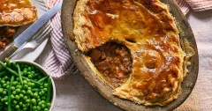 Slow Cooker Beef Pie with Homemade Flaky Pastry