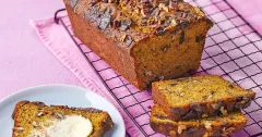 Butternut Squash Bread with Chocolate Chips & Pecans
