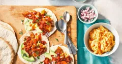 Chorizo and Sweet Potato Breakfast Tacos