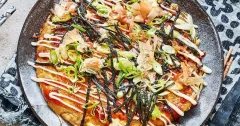 Authentic Japanese Okonomiyaki (Savory Cabbage Pancake)