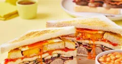 Ultimate Full English Breakfast Club Sandwich