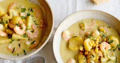 Aromatic Garam Masala Prawn and Sweetcorn Soup