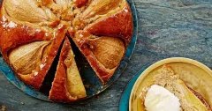 Spiced Pear and Yogurt Spelt Cake