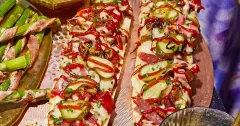 Polish Zapiekanki (Toasted Mushroom & Cheese Baguettes)