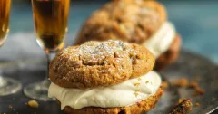 Rye Christmas Pudding Cookies
