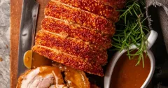 Crispy Italian Porchetta with Savory Gravy