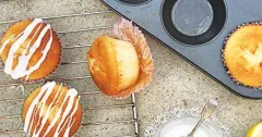 Easy Zesty Lemon Muffins with Drizzle Icing