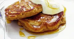 Fluffy American-Style Pineapple and Banana Pancakes