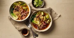 Quick 15-Minute Beef Ramen with Pickled Cucumber