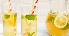 Refreshing Homemade Iced Tea with Citrus and Mint