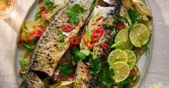 Whole Baked Mackerel with Fennel and Lemongrass