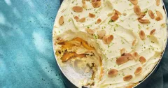 Peaches and Cream Brioche Tiramisu