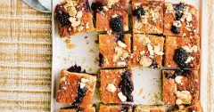Blackberry and Almond Crumble Cake with Jam