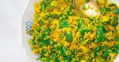 Curried Spring Vegetable Pilaf